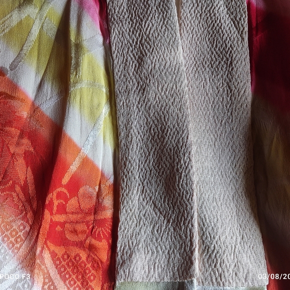 Silk vintage kimono - Picture 3 of 3